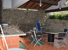 Außenbereich mit Küche, Ferienhaus Casa Gaia-Trilocale, Capoliverie, Insel Elba