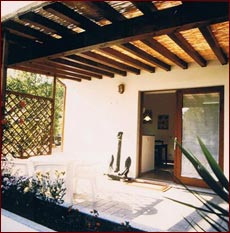 Terrasse, Ferienhaus Casina Bellosi, Marina di Campo, Insel Elba