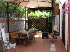 Terrasse, Ferienwohnungen Casa Monica, Fetovia, Insel Elba