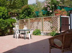 Terrasse, Ferienwohnungen Casa Monica, Fetovia, Insel Elba