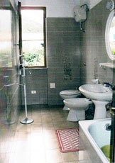 Bad, Wohnung oben, Villa Lucia, Patresi, Insel Elba