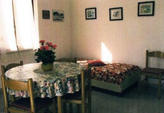 Wohnküche, Wohnung unten, Villa Lucia, Patresi, Insel Elba