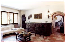 Villa Mimosa in Procchio, Innenraum