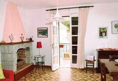 Wohnzimmer, Ferienwohnung Villa Jutta, Seccheto/Marmeggi, Insel Elba