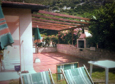 Terrasse, Ferienhaus Seccheto-Villetta, Seccheto, Insel Elba